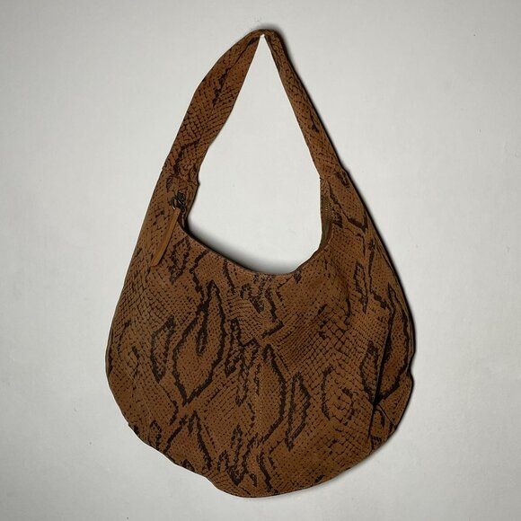 Universal Thread Brown Snake Print Hobo Bag - Picture 2 of 12